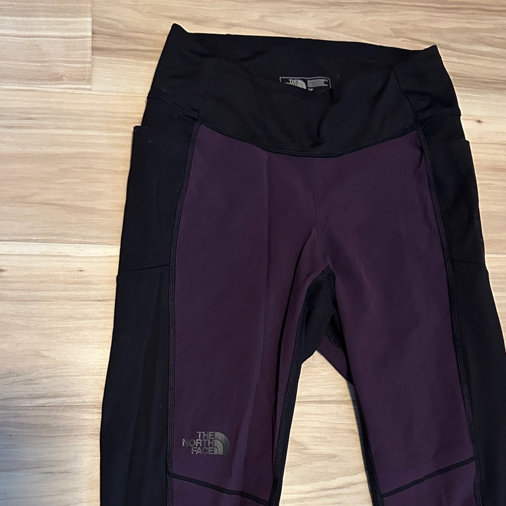 North face Hybrid Hiker Tights Purple and Black Small